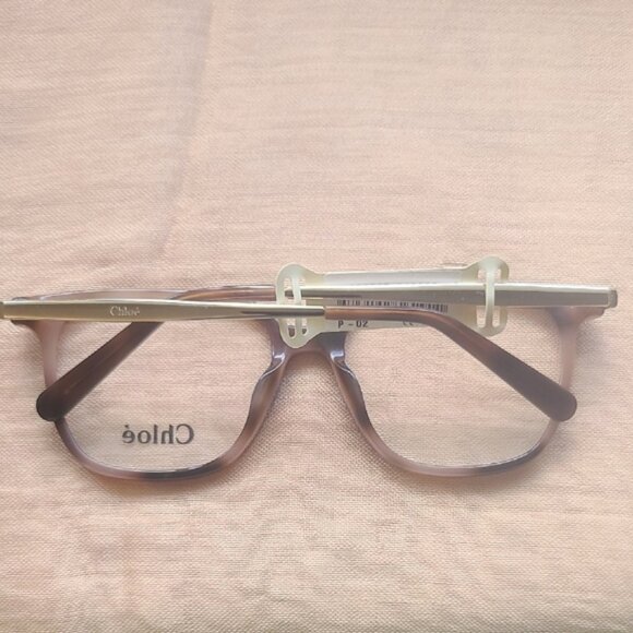 NEW & AUTHENTIC GLASSES CHLOE MODEL 2707, SIZE 52-16-135, C/232 TORTOISE - Picture 3 of 3
